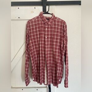 Mens John Barbarossa plaid shirt, as good as new, smoke free home. Large.